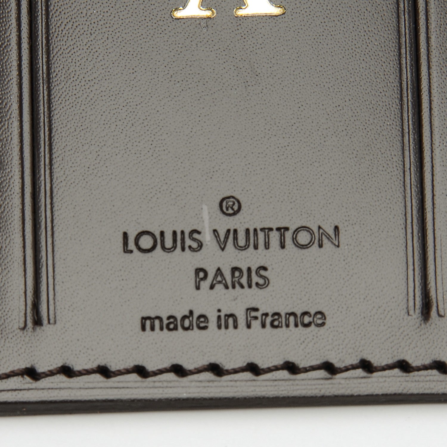 Louis Vuitton Calfskin Luggage Tag Ebene 3 of 4