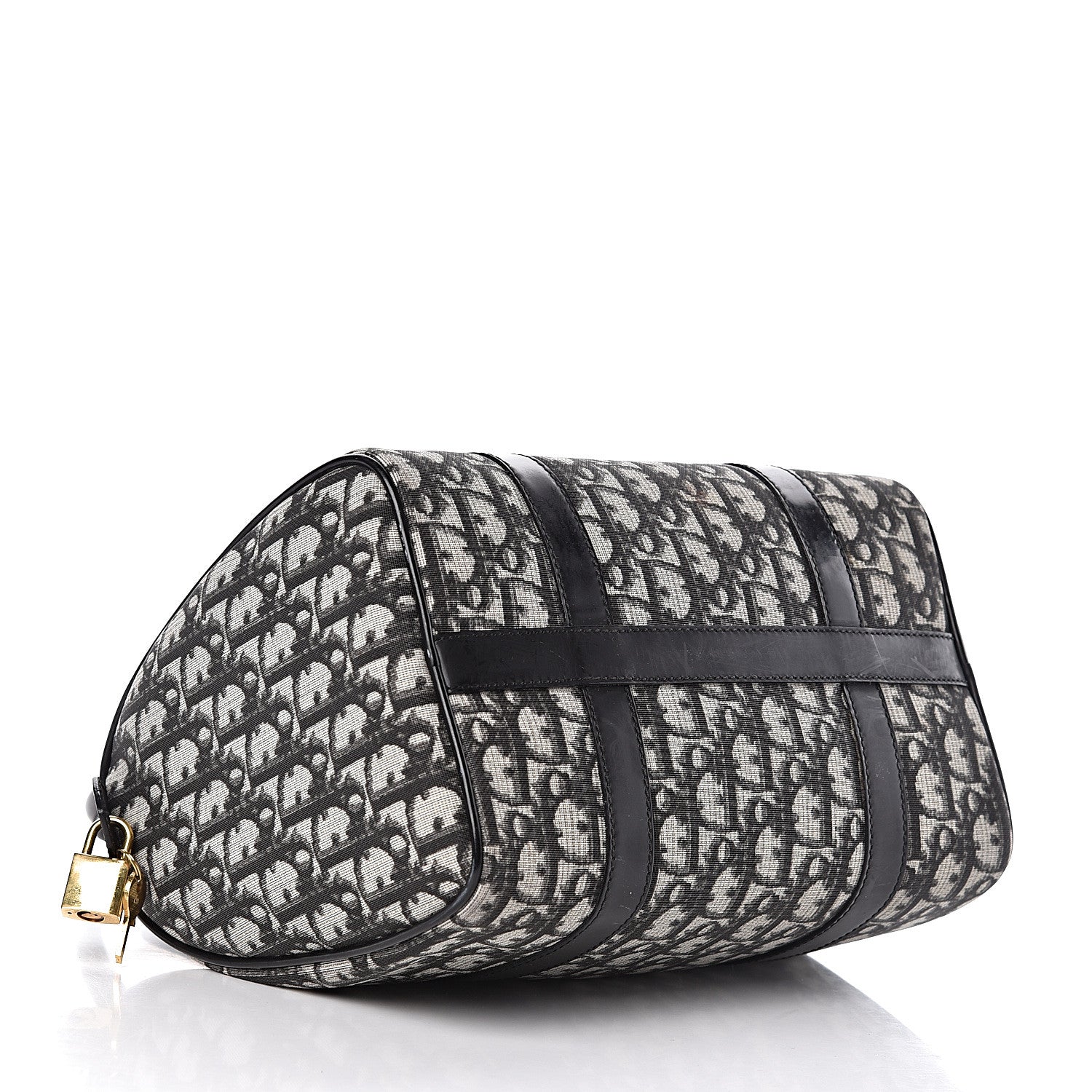 Christian Dior Monogram Boston Black 4 of 18