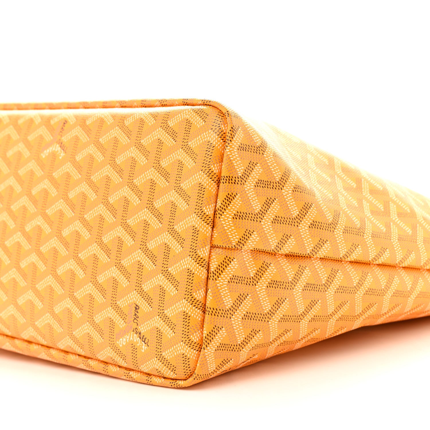 Goyard Goyardine Chien Gris Bag Yellow 8 of 8