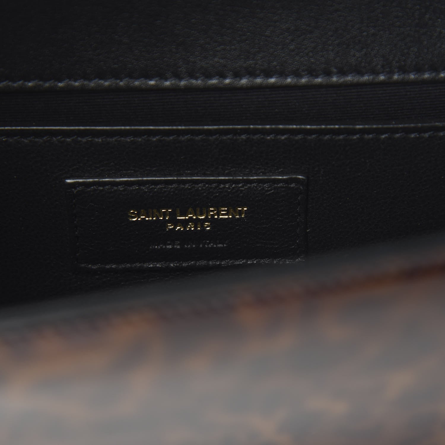 Saint Laurent Patent Small Monogram Kate Satchel Tortoiseshell 7 of 9