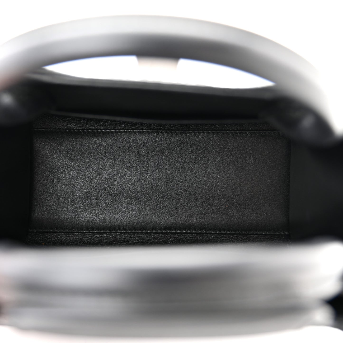 Grained Calfskin Diorever Flap Black