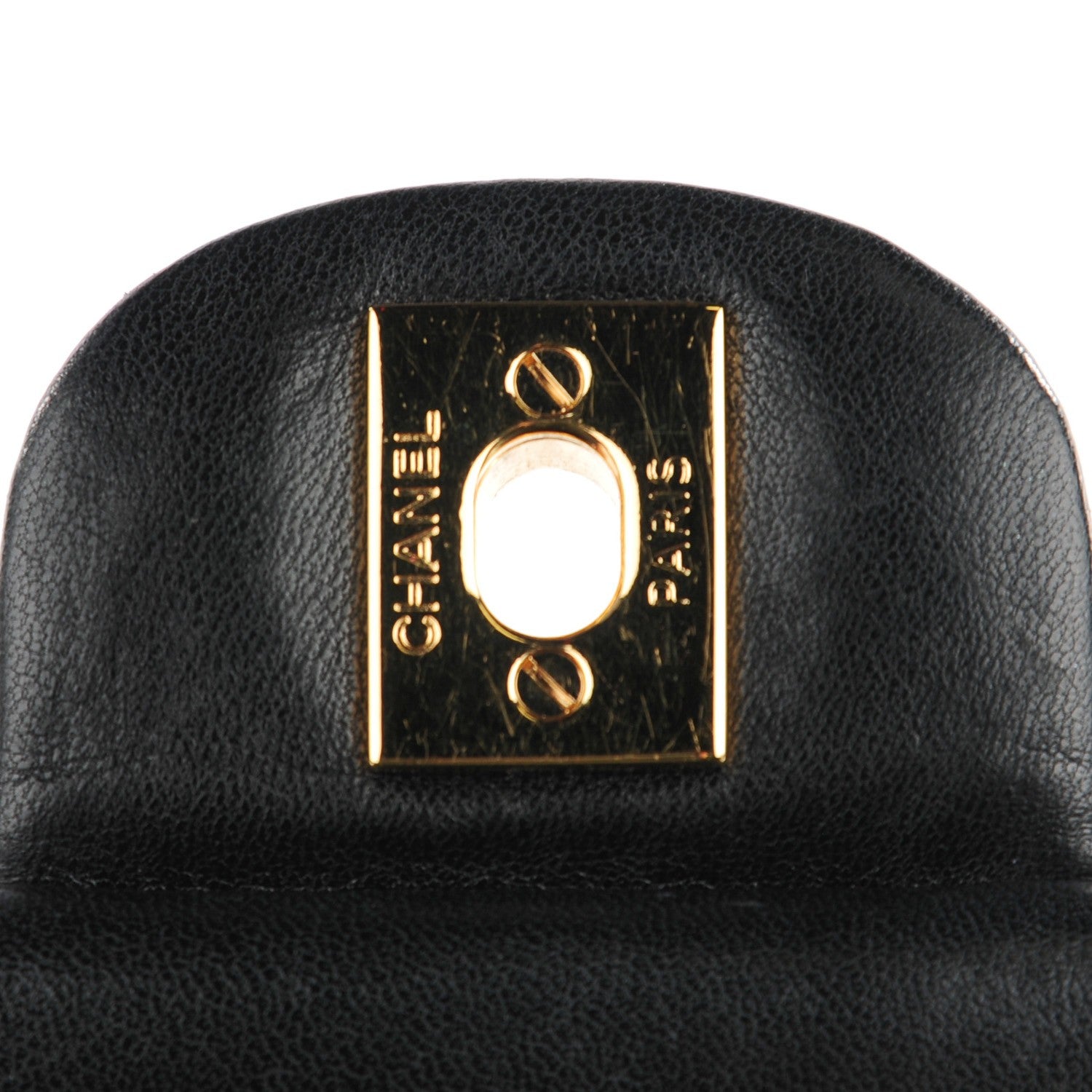 Chanel Lambskin Quilted Medium Double Flap Black 5 of 9