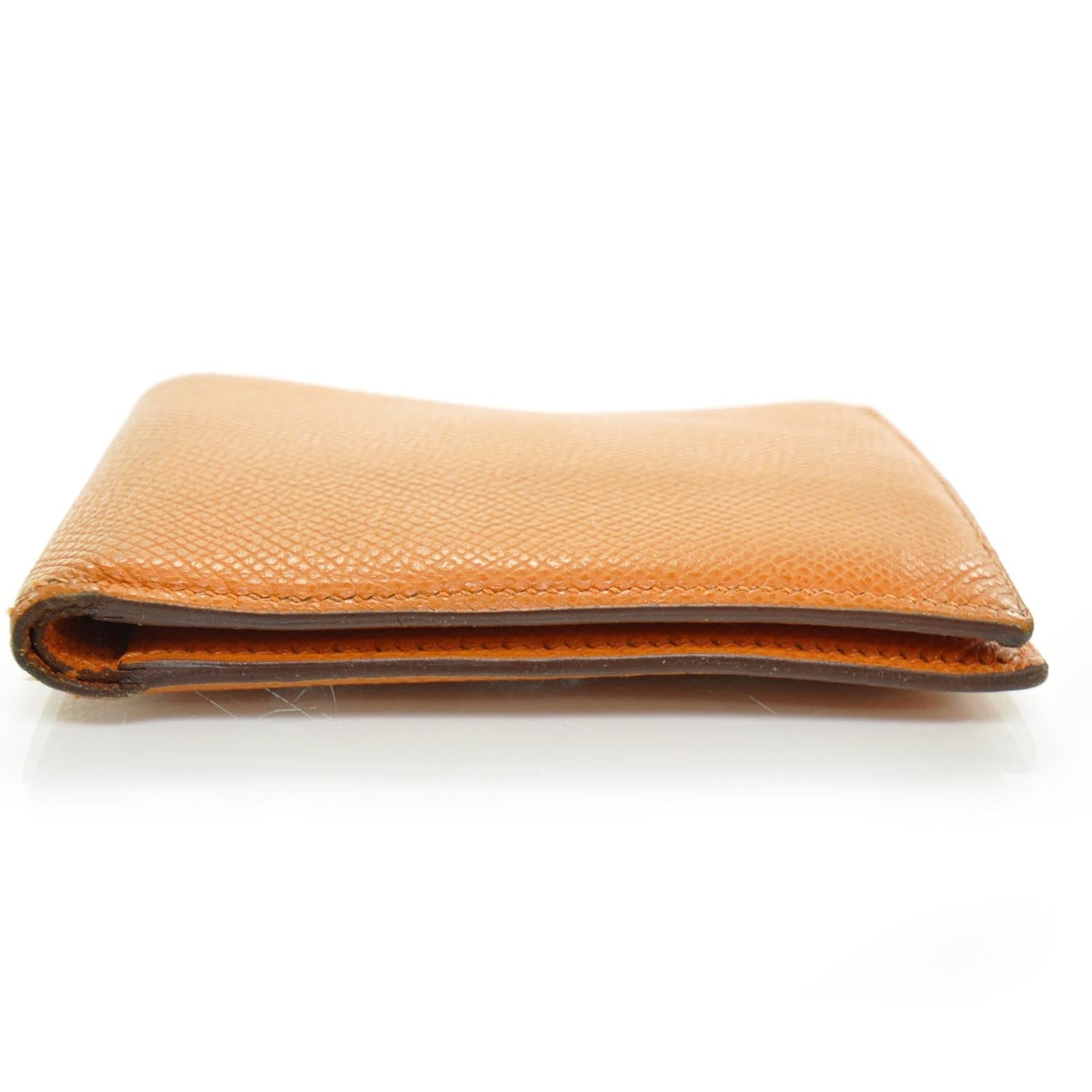 Hermes Mens Epsom Billfold Wallet Orange 4 of 8