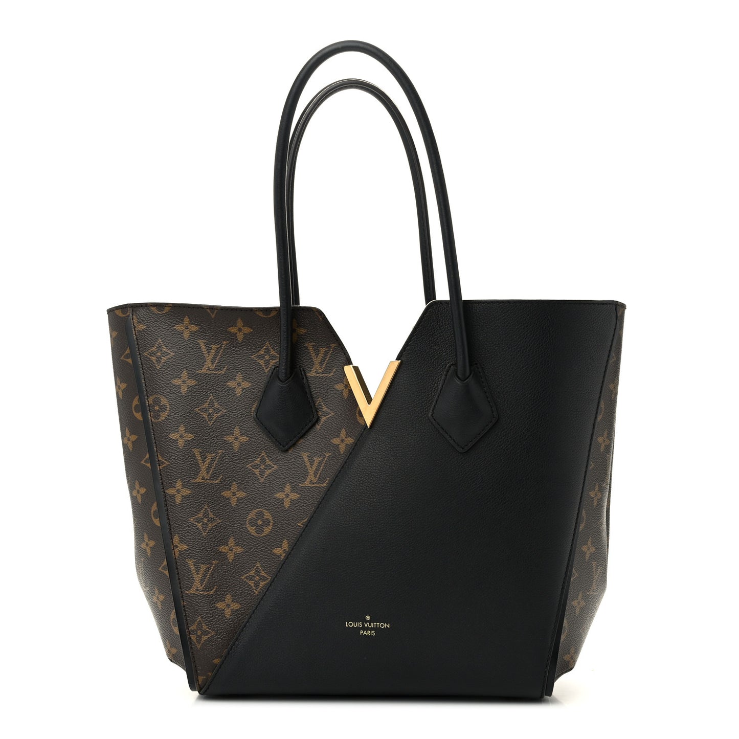 Calfskin Monogram Kimono Tote Black