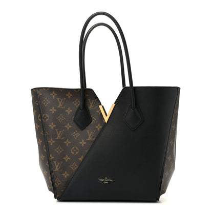 Louis Vuitton Calfskin Monogram Kimono Tote Black 1 of 10