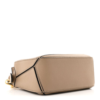 Loewe Grained Calfskin Mini Puzzle Bag Sand 4 of 10