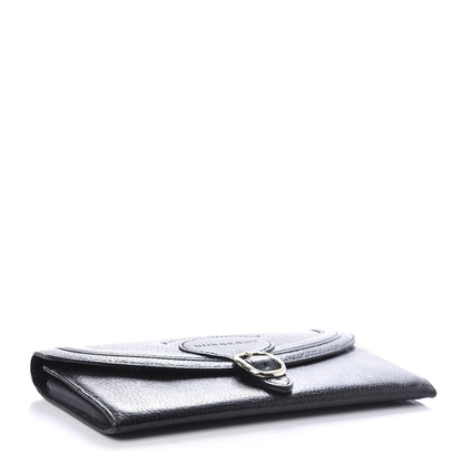 Burberry Grain Calfskin Continental Travel Wallet Black 4 of 9