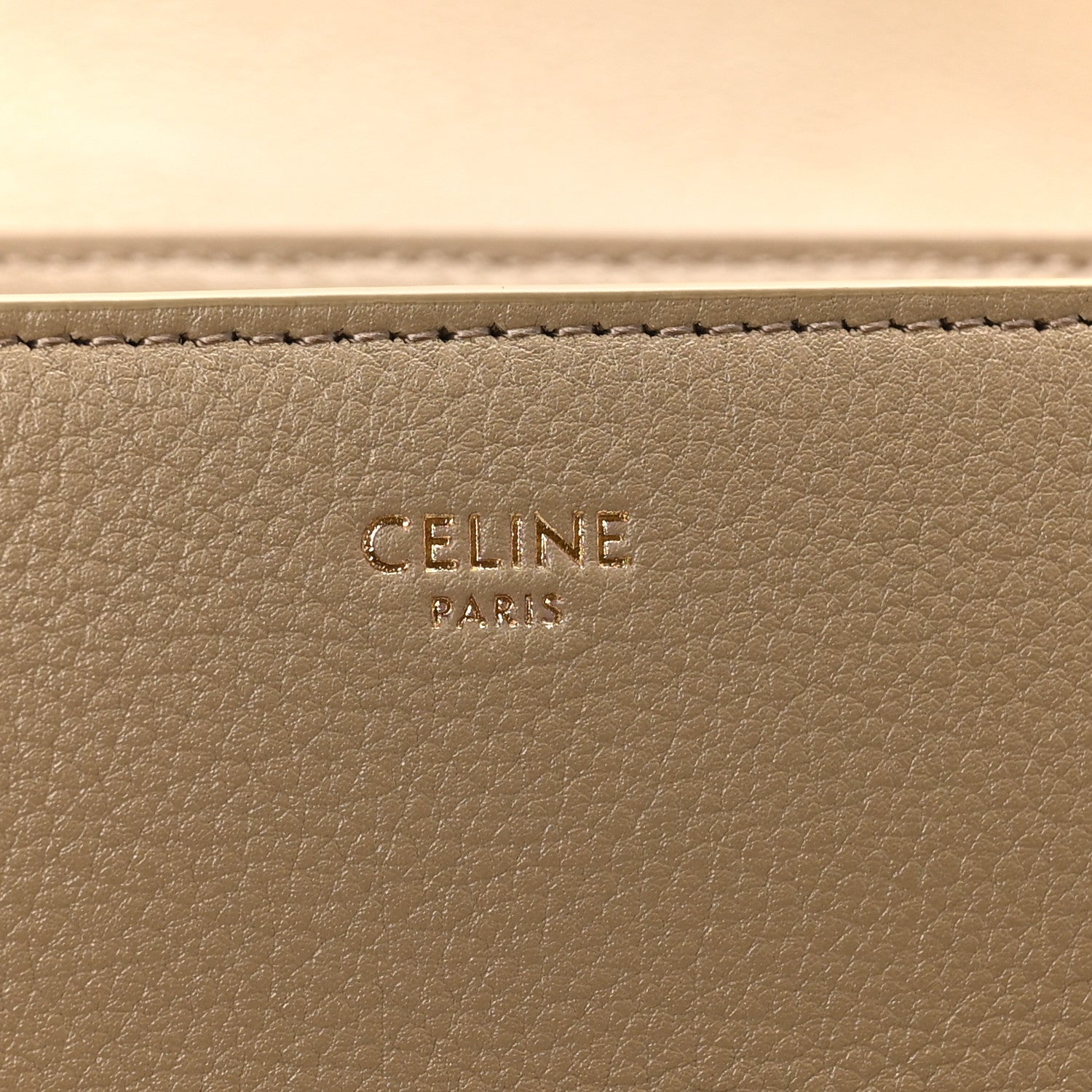 Celine Supple Calfskin Medium Victoire Bag Brown Sepia 6 of 9