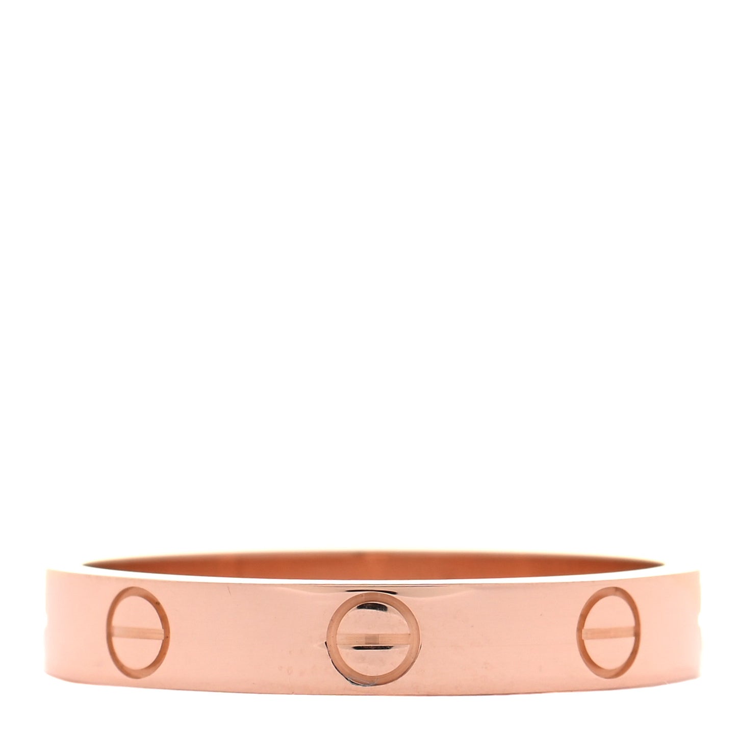 18K Pink Gold 3.5mm LOVE Wedding Band Ring 59 8.75