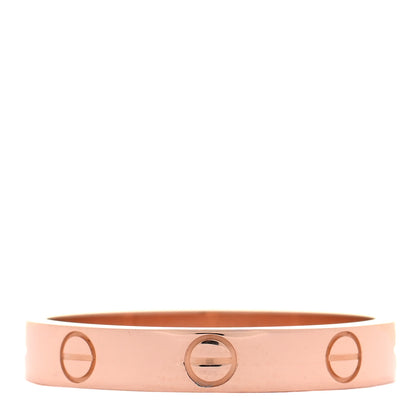 Cartier 18K Pink Gold 3.5mm LOVE Wedding Band Ring 59 8.75 3 of 4