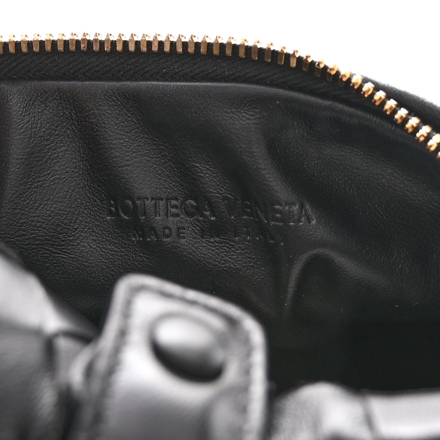 Nappa Intrecciato Mini Chain Jodie Black