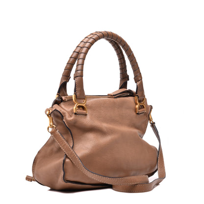 Chloe Calfskin Medium Marcie Satchel Nut 3 of 9