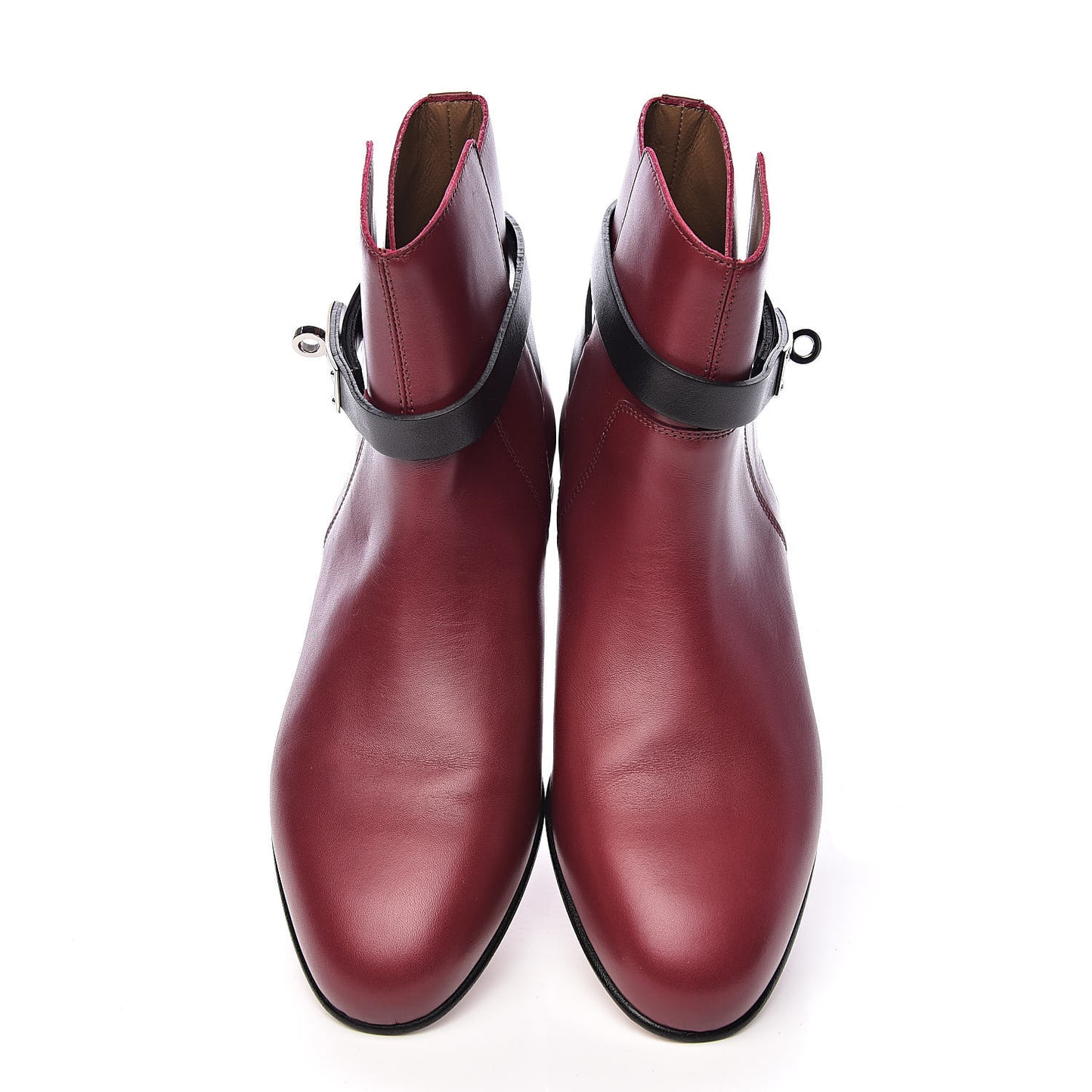 Calfskin Neo Low Boots 38.5 Carmin Black