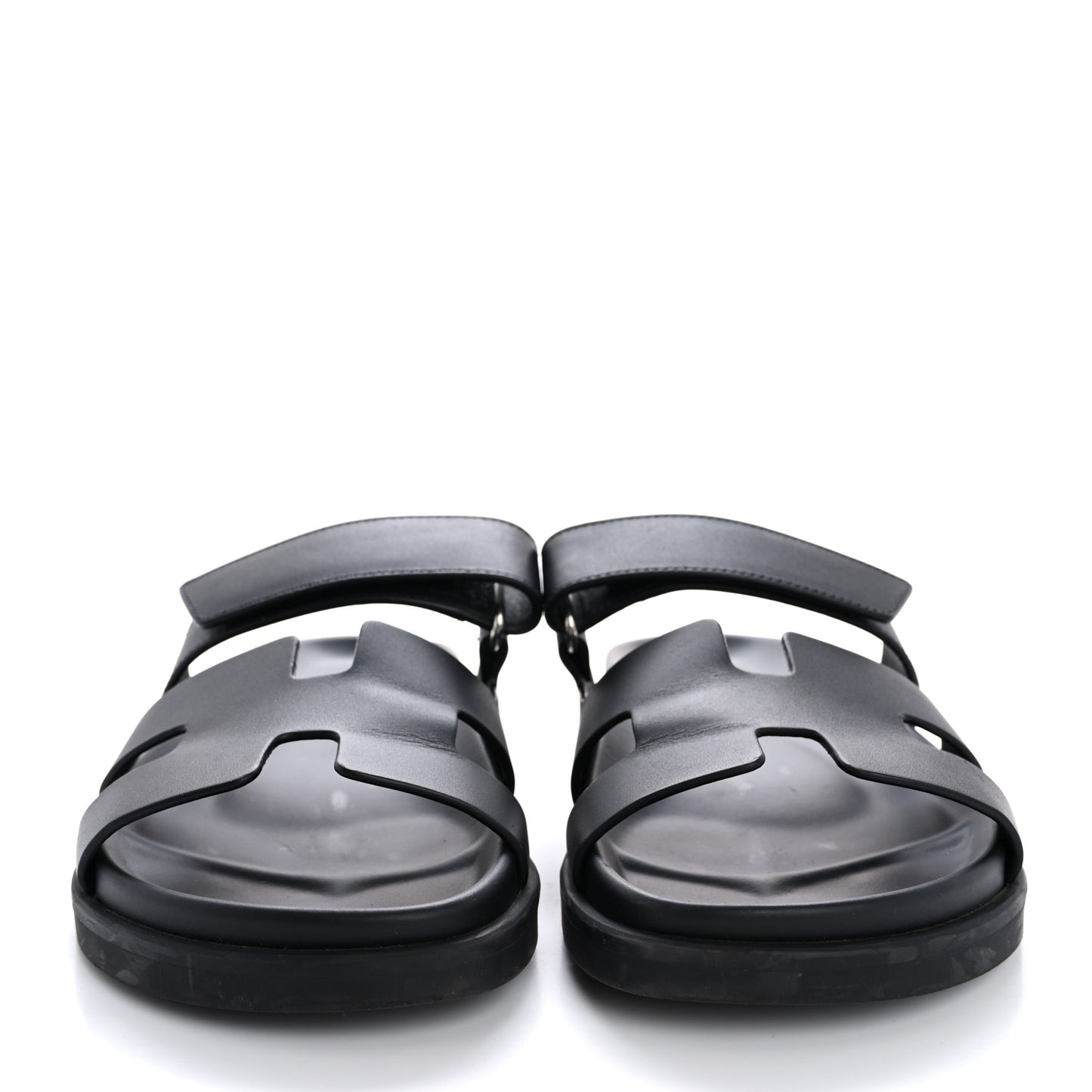 Calfskin Womens Chypre Sandals 36.5 Black