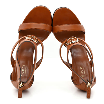 Gucci Saddle Soft Lux 1973 Sandals 38.5 Ginger Bread 2 of 10