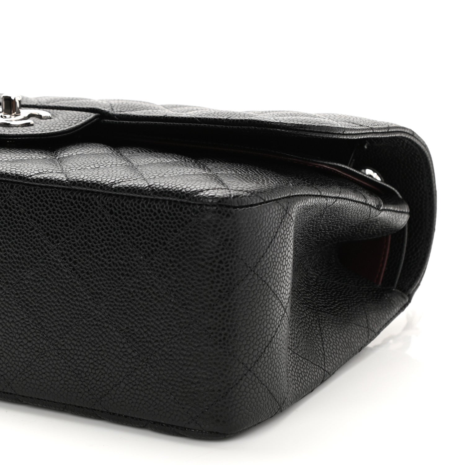 Chanel Caviar Quilted Jumbo Double Flap Black 10 of 11