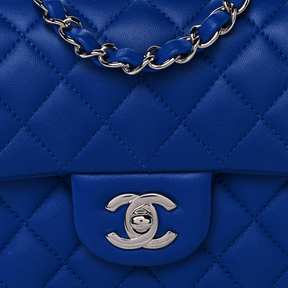 Chanel Lambskin Quilted Mini Square Flap Royal Blue 7 of 10
