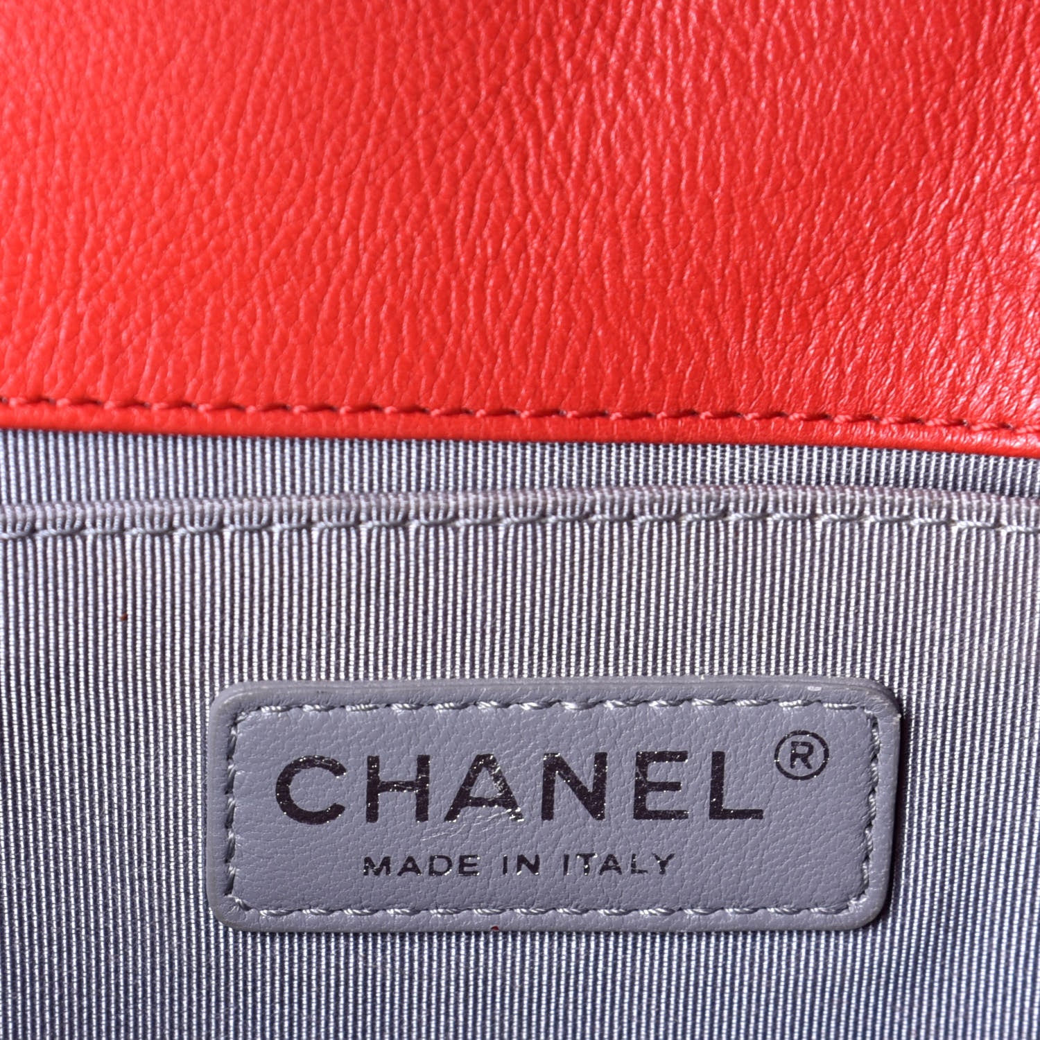 Chanel Calfskin Quilted Double Stitch Medium Boy Flap Red 6 of 9
