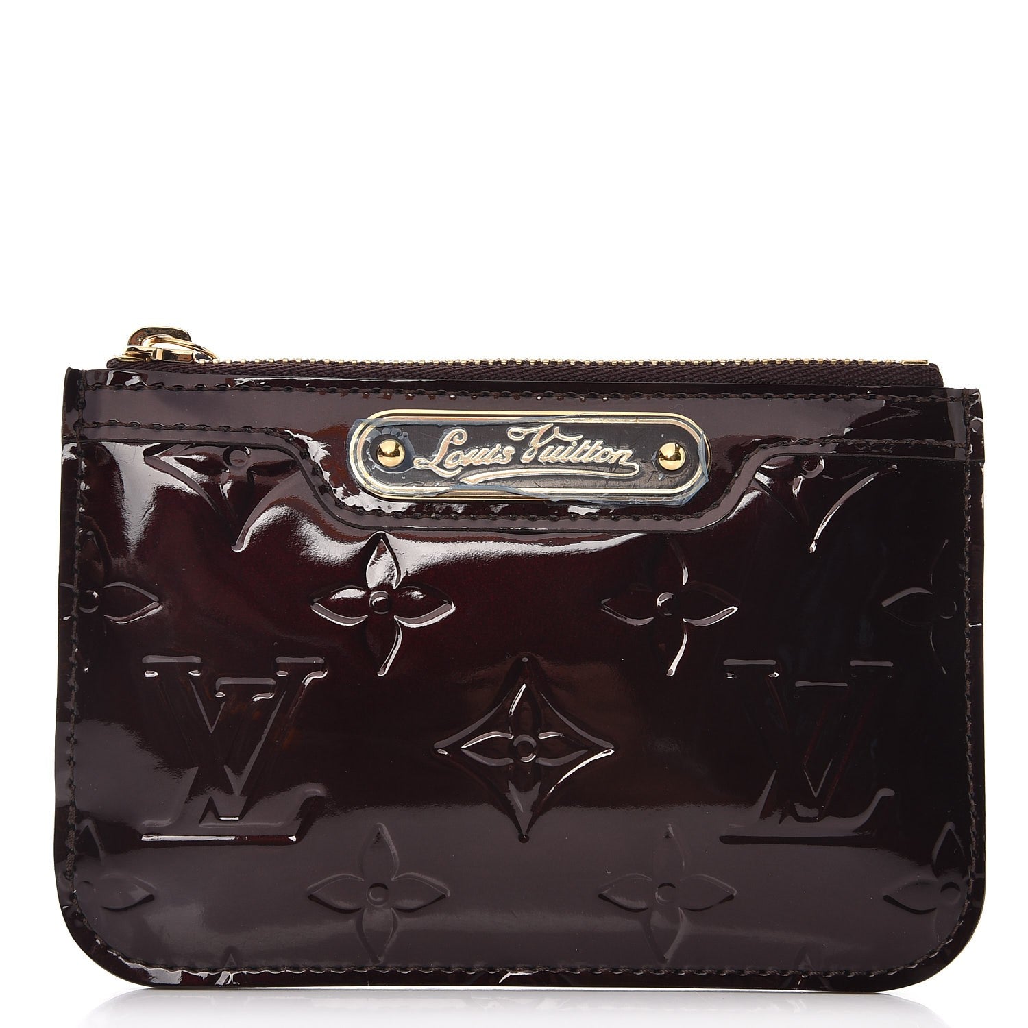 Louis Vuitton Vernis Key Pouch Amarante 1 of 7