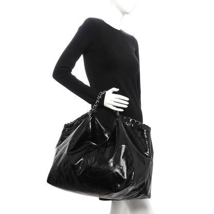 Chanel Vinyl XL Coco Cabas Black 2 of 18