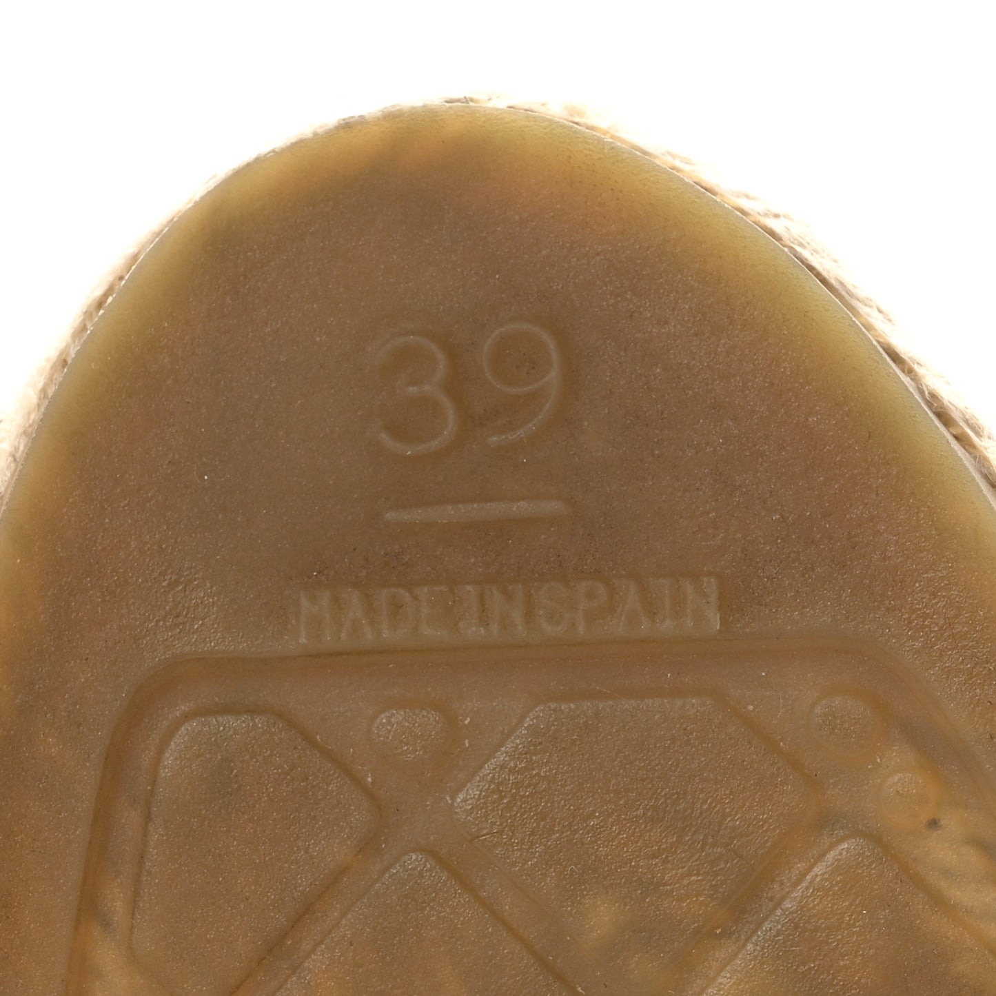 Lambskin CC Espadrilles 39 Black