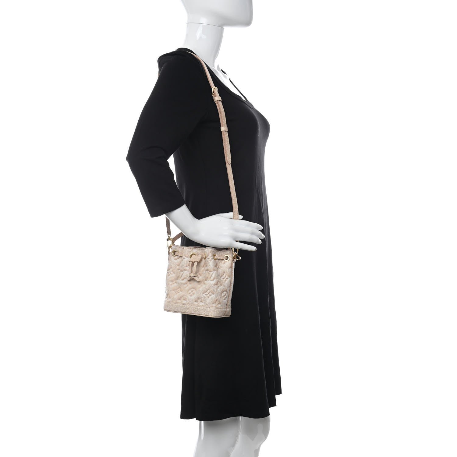 Louis Vuitton Empreinte Monogram Summer Stardust Nano Noe Beige Clair 2 of 10