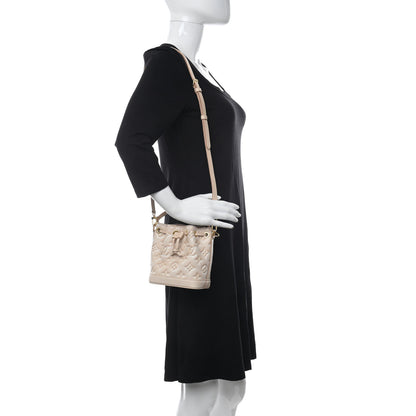 Louis Vuitton Empreinte Monogram Summer Stardust Nano Noe Beige Clair 2 of 10