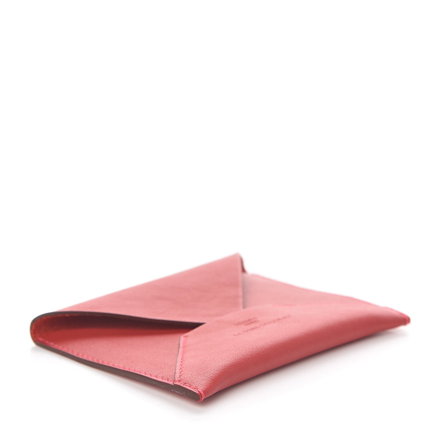 Hermes Swift Le Sens De L'Objet Envelope Card Case Vermillion 4 of 8