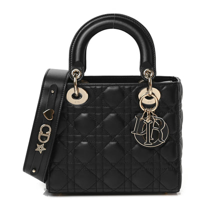 Christian Dior Lambskin Cannage Small My ABCDior Lady Dior Black 1 of 8