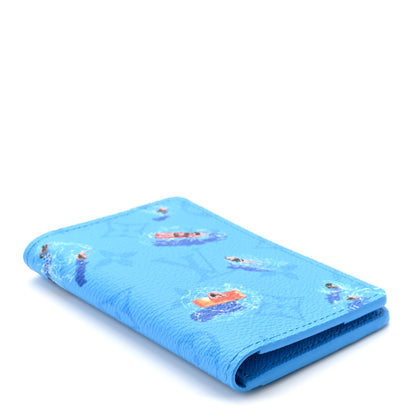 Louis Vuitton Monogram Sports Pocket Organizer Pool Blue 4 of 5