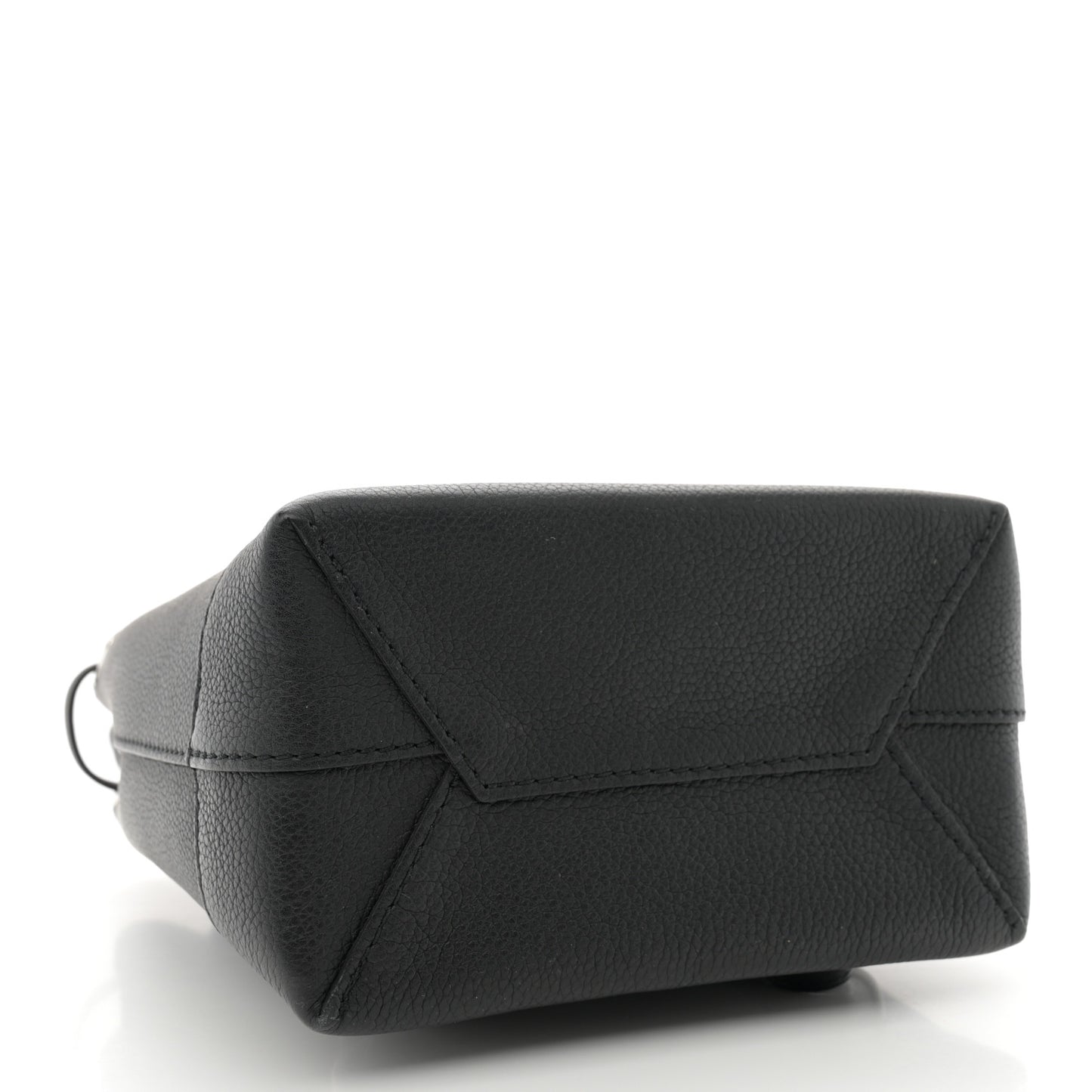 Calfskin Lockme Mini Backpack Black
