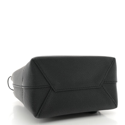 Louis Vuitton Calfskin Lockme Mini Backpack Black 4 of 11