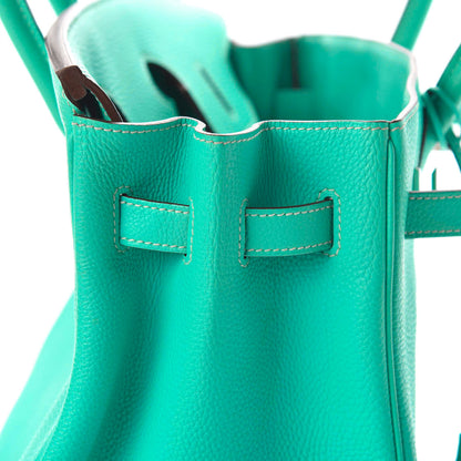 Hermes Togo Birkin 35 Bleu Paon 12 of 34