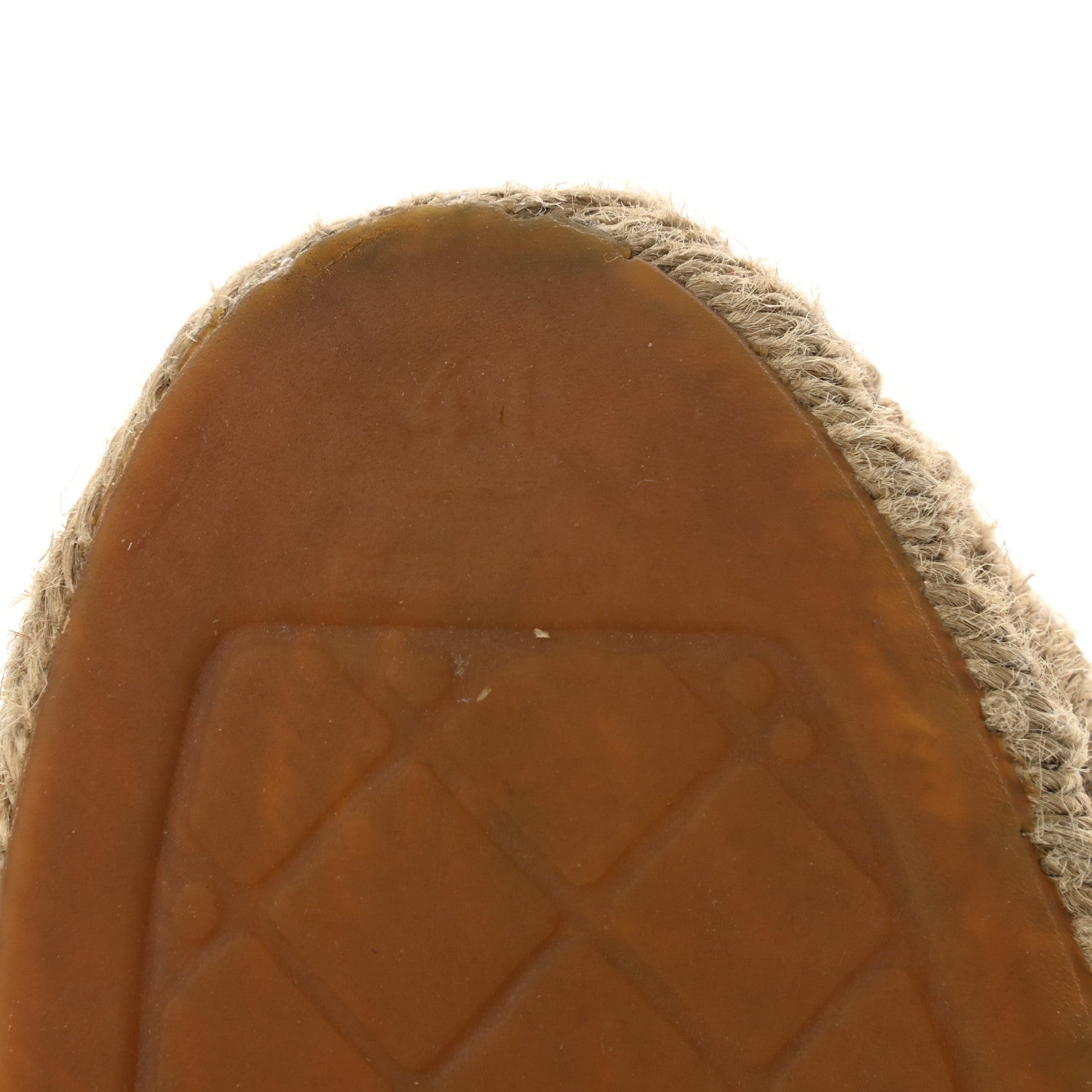 Chanel Lambskin CC Espadrilles 41 Beige Black 9 of 10