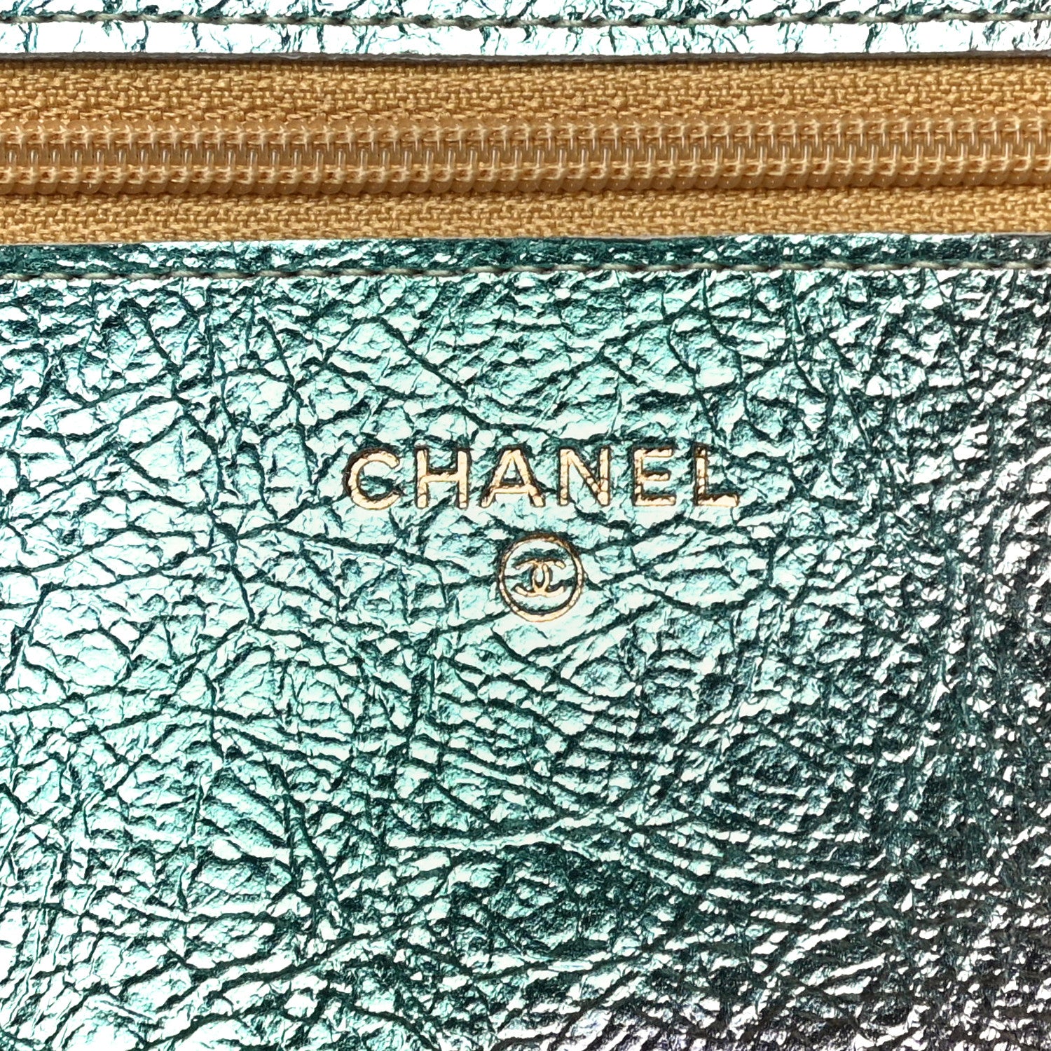 Chanel Metallic Goatskin Quilted 2.55 Reissue Wallet on Chain WOC Multicolor 6 of 12