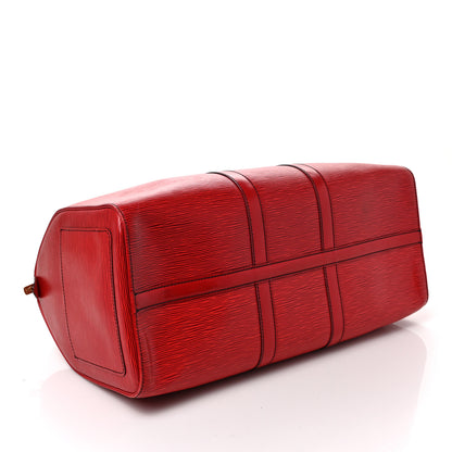 Louis Vuitton Epi Keepall 45 Castillan Red 4 of 9