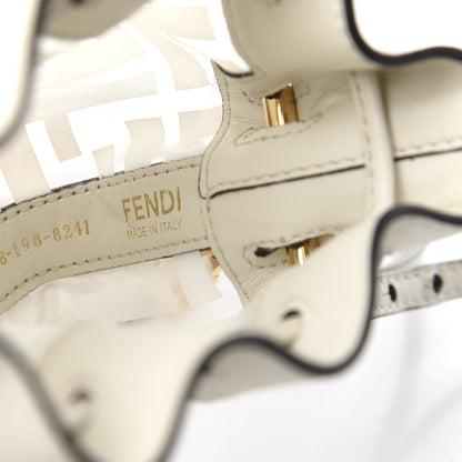 Fendi TPU FF Vitello Grace F is Fendi Mini Mon Tresor Bucket Bag White 7 of 10