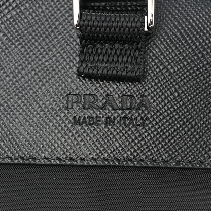Prada Re-Nylon Saffiano Smartphone Case Crossbody Black 6 of 11