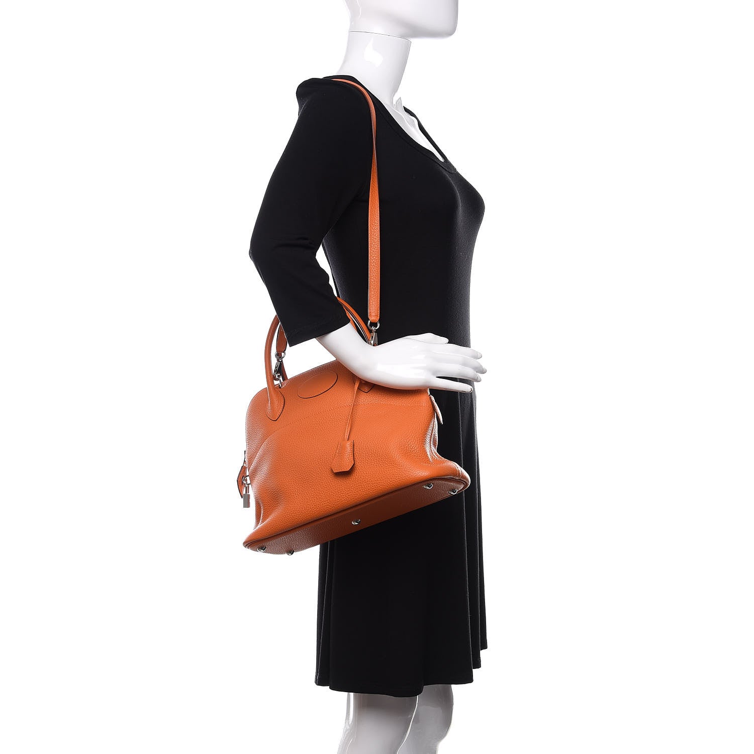 Hermes Taurillon Clemence Bolide 31 Orange 2 of 14