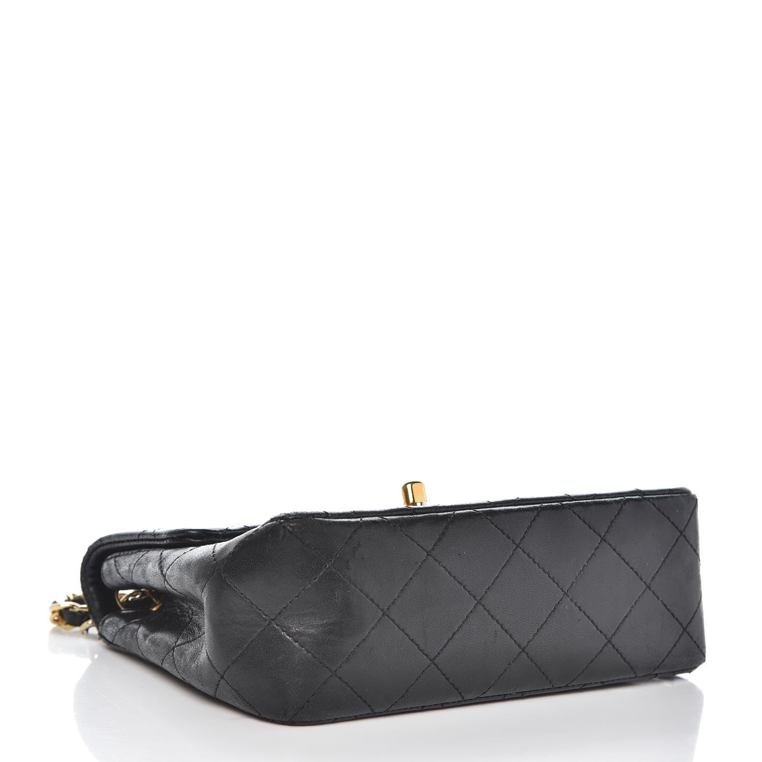 Chanel Lambskin Quilted Mini Square Flap Black 4 of 11