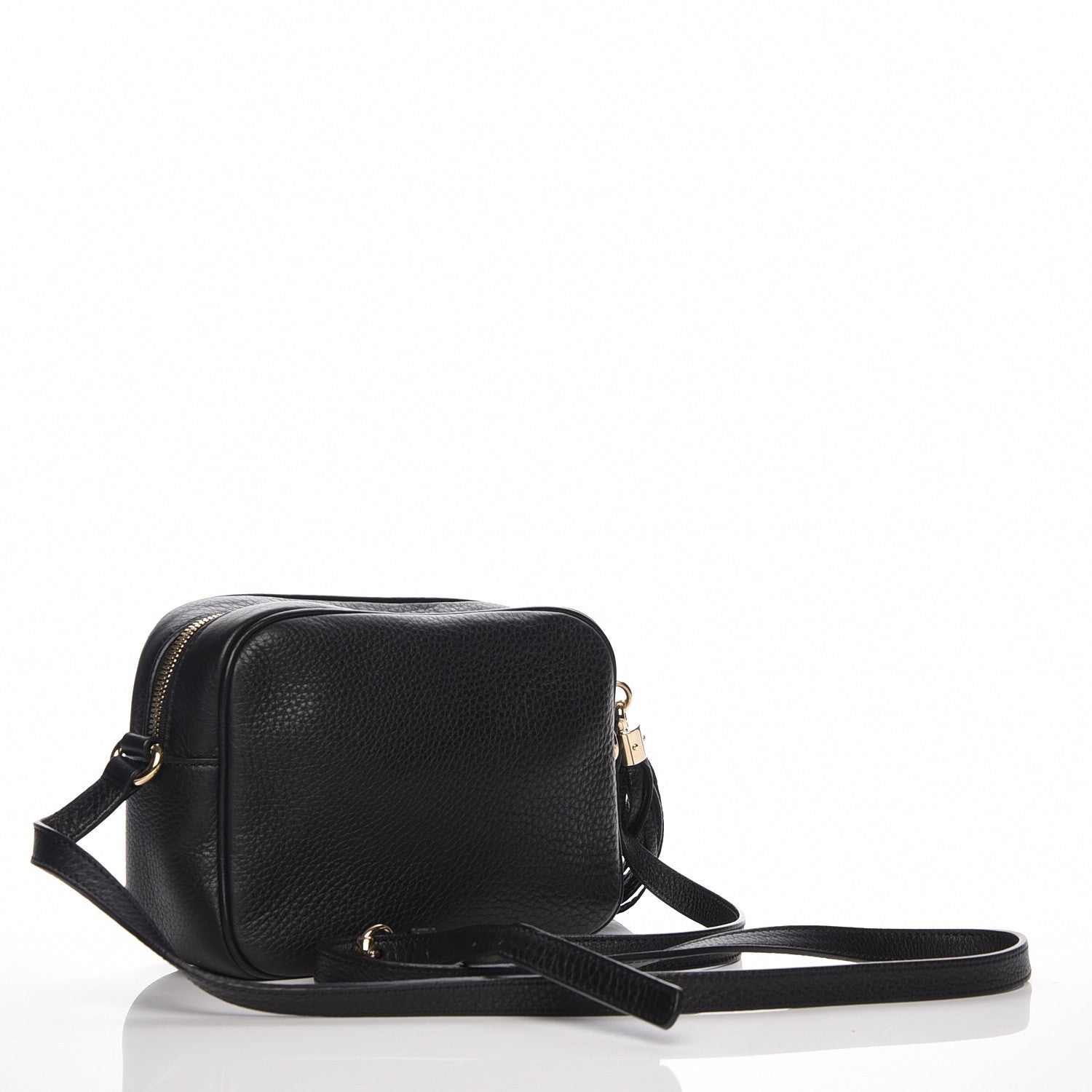 Gucci Pebbled Calfskin Small Soho Disco Bag Black 3 of 7
