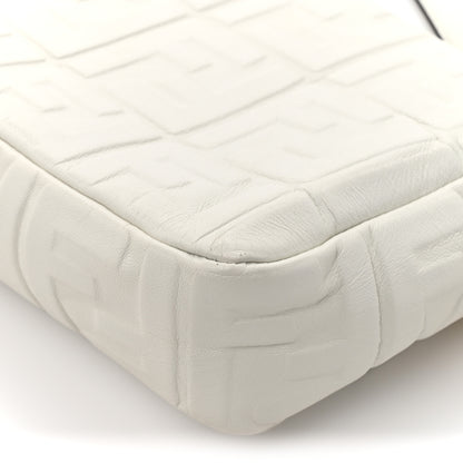 Fendi Nappa FF 1974 Embossed Baguette White 16 of 16