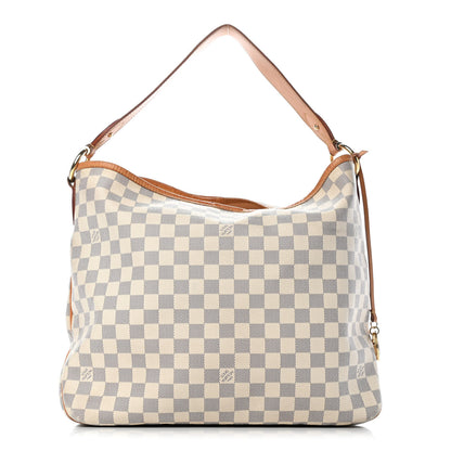 Louis Vuitton Damier Azur Delightful MM Rose Ballerine 1 of 4