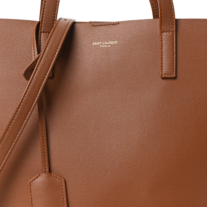 Saint Laurent Calfskin Toy Shopping Tote Dark Tan 8 of 10