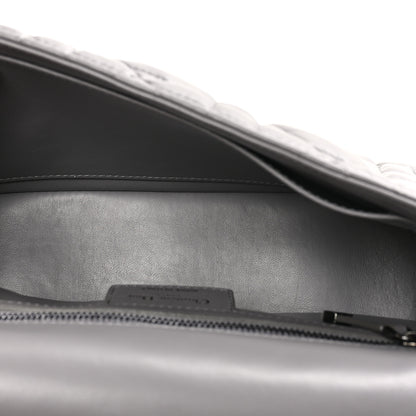 Christian Dior Calfskin Macrocannage Medium Caro Bag Iron Grey 5 of 11