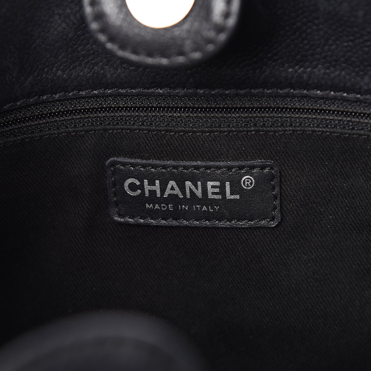 Chanel Caviar Quilted Petit Shopping Tote PST Black 6 of 22