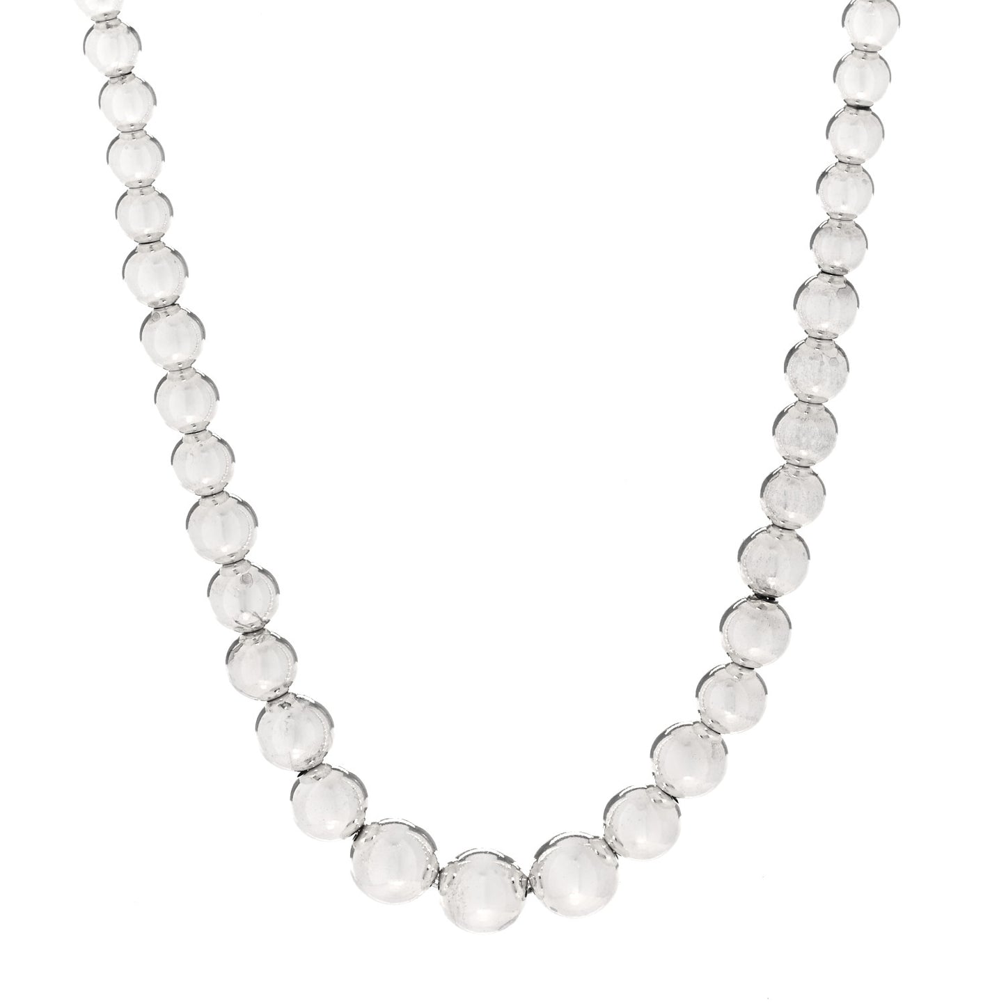 Sterling Silver HardWear Graduated Ball Necklace