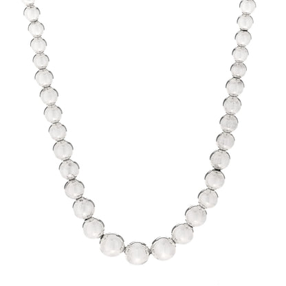 Tiffany Sterling Silver HardWear Graduated Ball Necklace 1 of 5