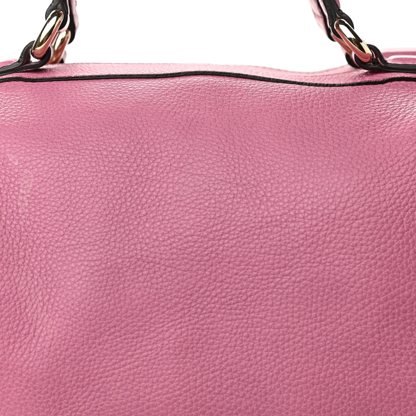 Pebbled Calfskin Medium Soho Boston Fresia Rose