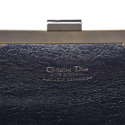 Christian Dior Monogram Clutch Navy Blue 6 of 6